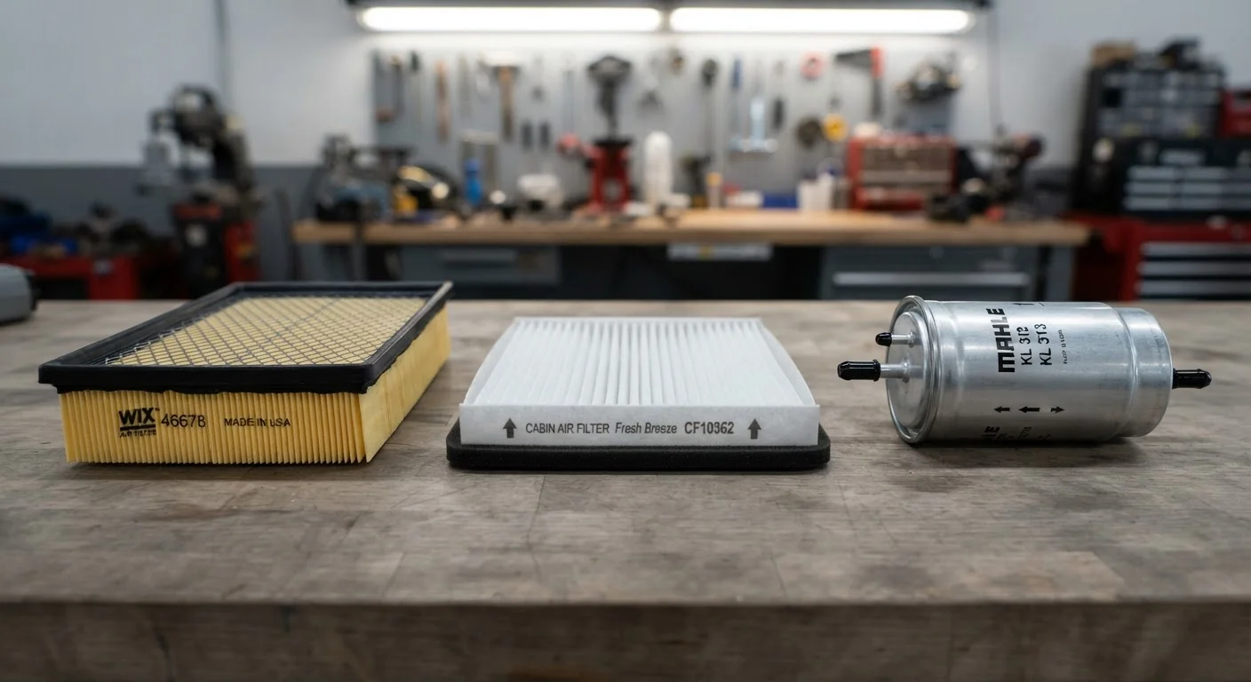 Air Filters, Cabin Filters, and Fuel Filters: A Driver's Reference