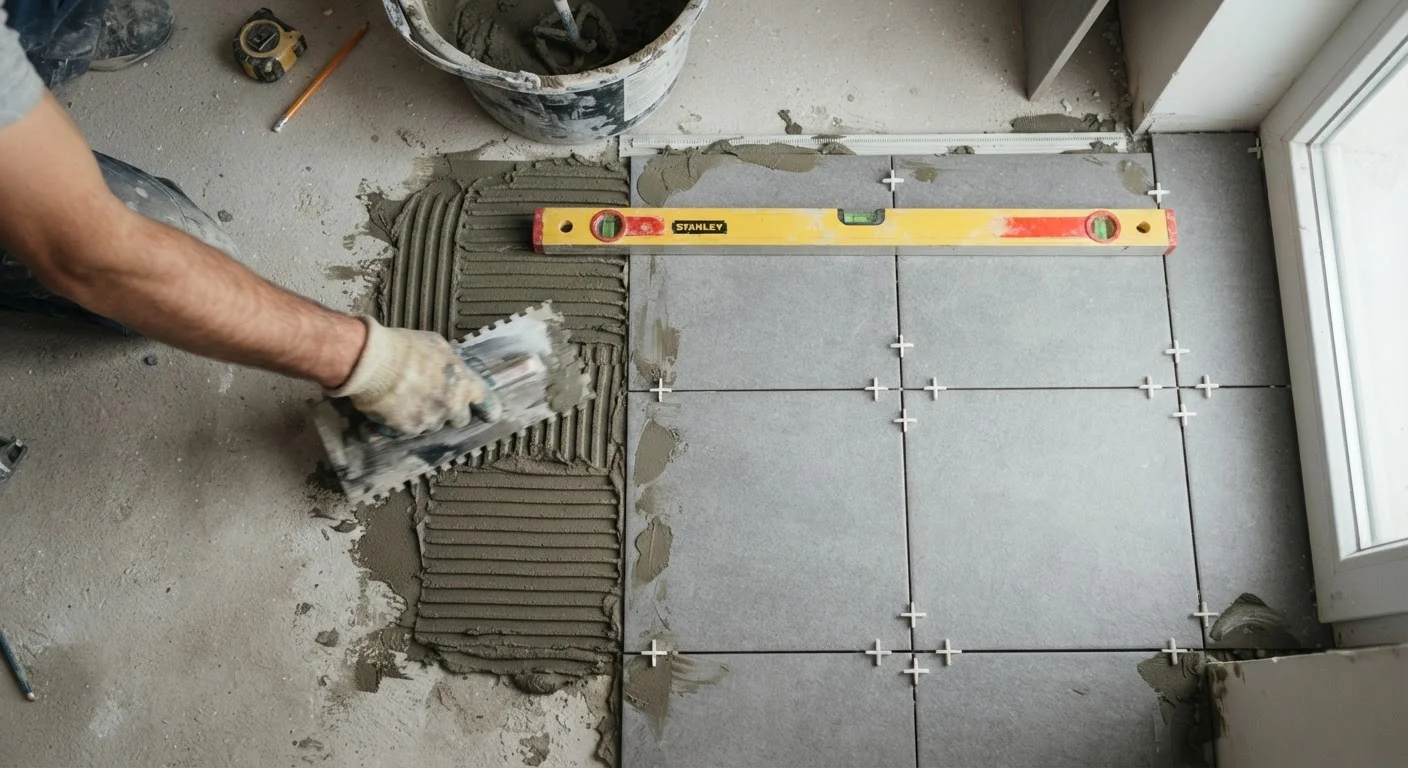 Tile Flooring Installation: Spacing, Substrate, and the Mistakes That Crack Tiles